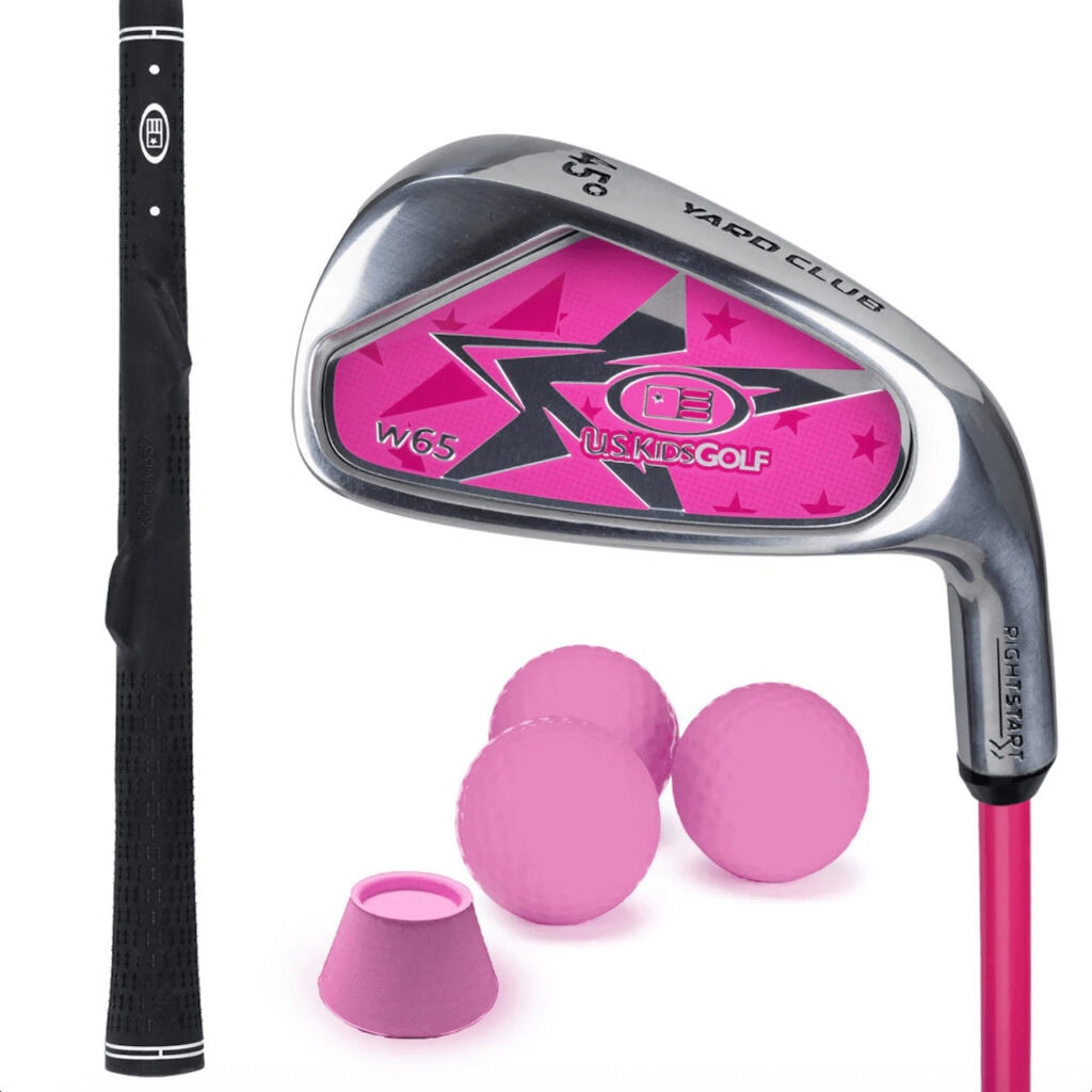 US Kids RS3 51" Pink Yard Club with 3 Yard Balls and tee